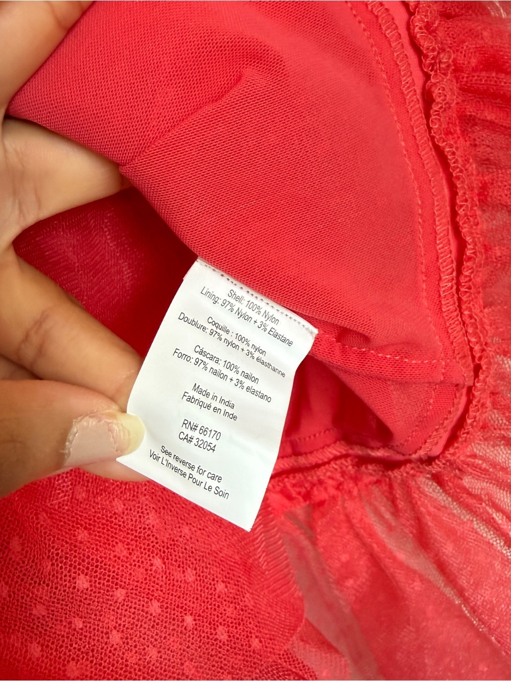 Anthropologie Geisha Designs Womens Ruffled Tulle Top Small Romantic Whimsical - Picture 6 of 7